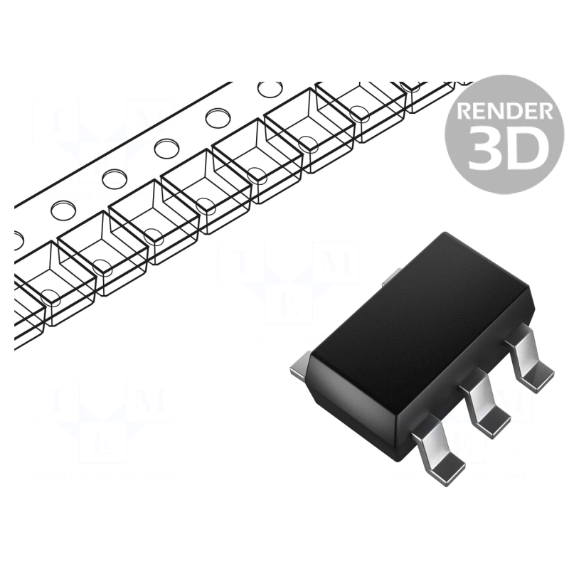 SN74LVC1G17DBVRG4 Buffer, Schmitt Trigger, SOT23-5;''