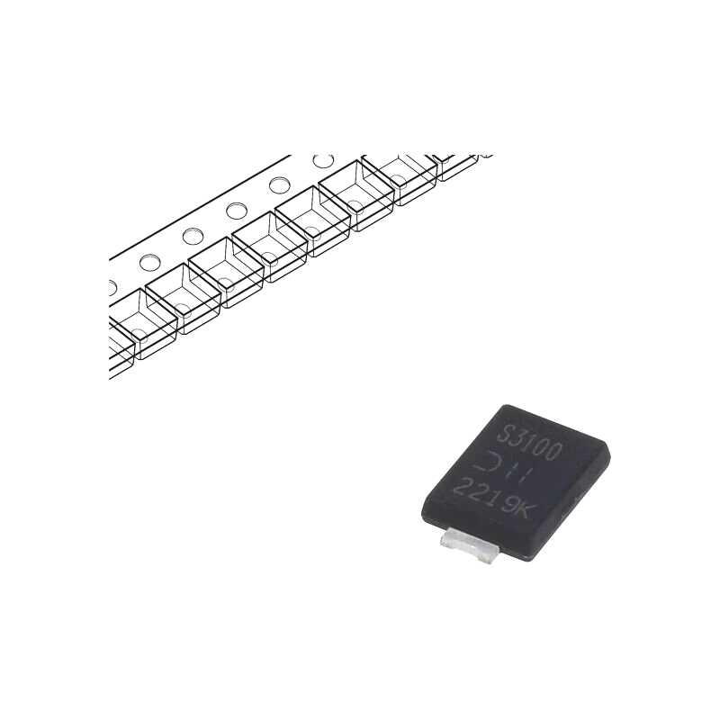 PDS3100Q-7 Diode: Schottky rectifying; SMD; 100V; 3A; PowerDI 5; reel,tape